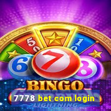 7778 bet com login